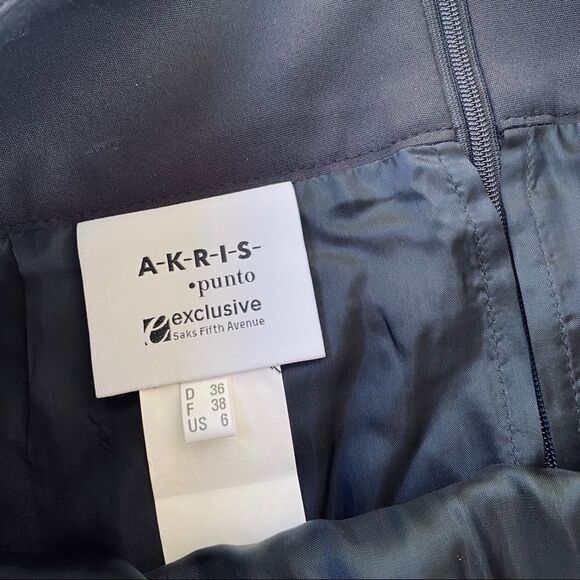 Akris Punto Exclusive Saks Fifth Avenue Wide Waistband Above The Knee Skirt 6 - Picture 12 of 12